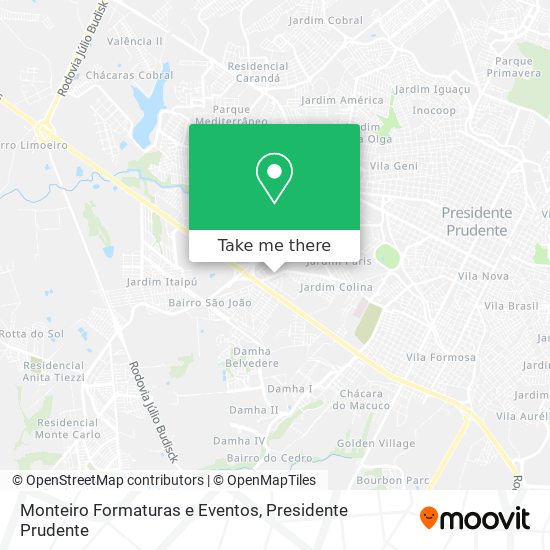 Monteiro Formaturas e Eventos map