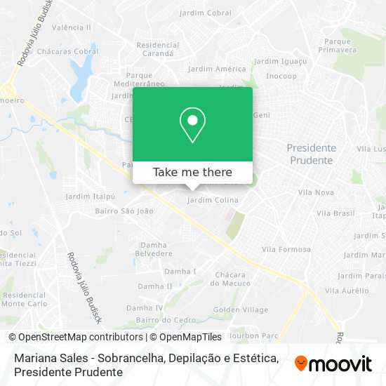 Mariana Sales - Sobrancelha, Depilação e Estética map