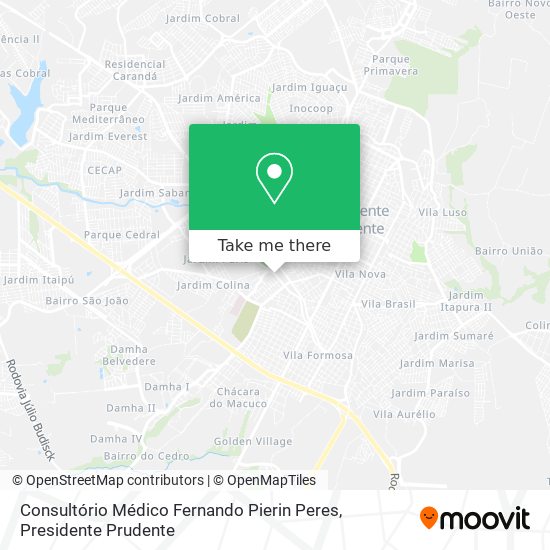 Consultório Médico Fernando Pierin Peres map