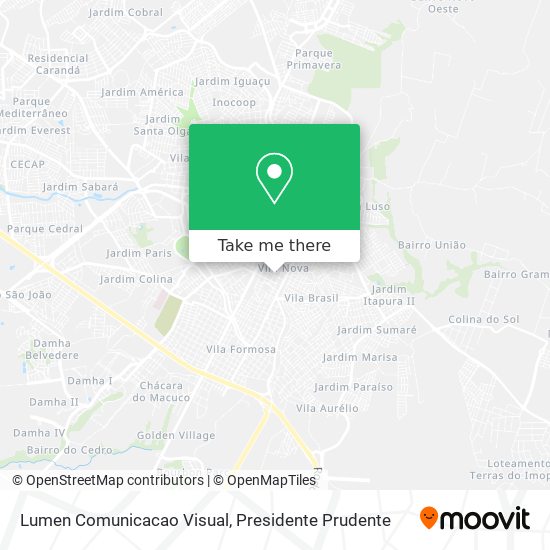 Lumen Comunicacao Visual map