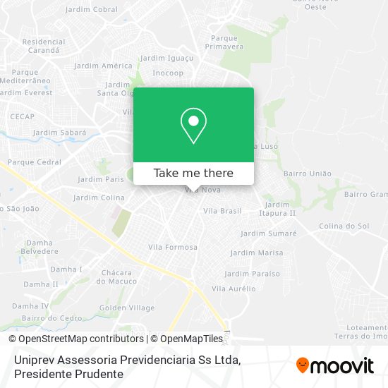 Uniprev Assessoria Previdenciaria Ss Ltda map