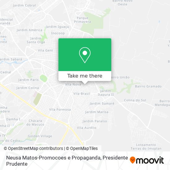 Neusa Matos-Promocoes e Propaganda map