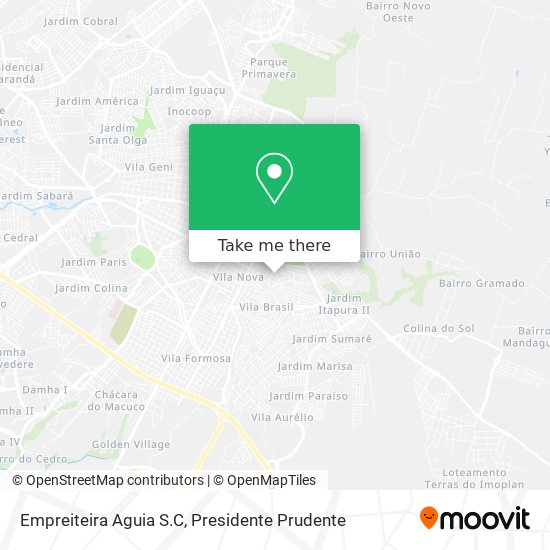 Empreiteira Aguia S.C map