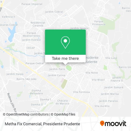 Metha Fix Comercial map