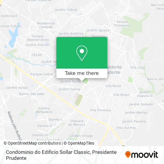 Condominio do Edificio Sollar Classic map