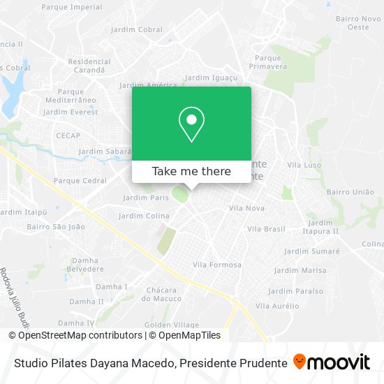 Studio Pilates Dayana Macedo map