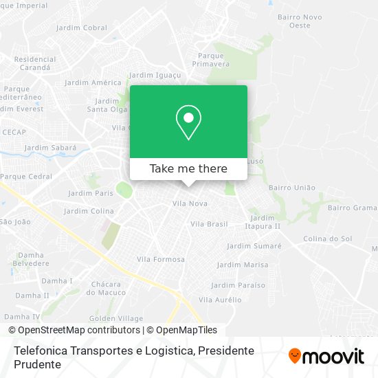 Telefonica Transportes e Logistica map