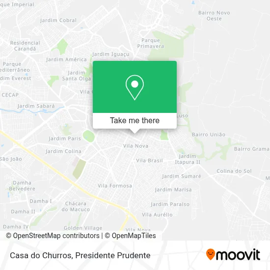 Casa do Churros map
