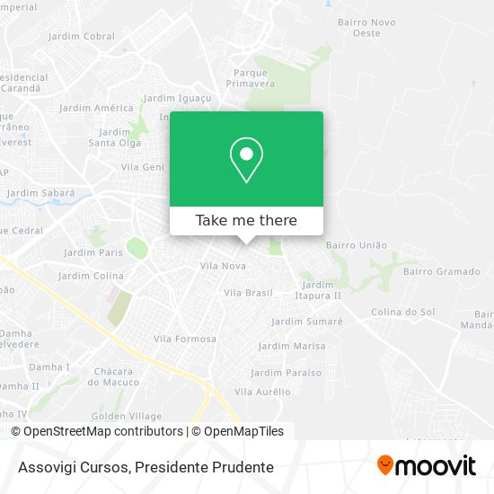 Assovigi Cursos map