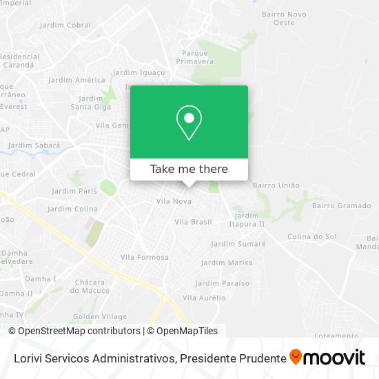 Lorivi Servicos Administrativos map