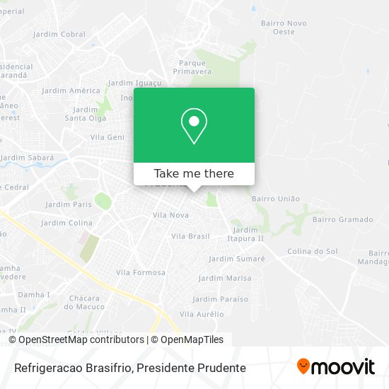 Refrigeracao Brasifrio map