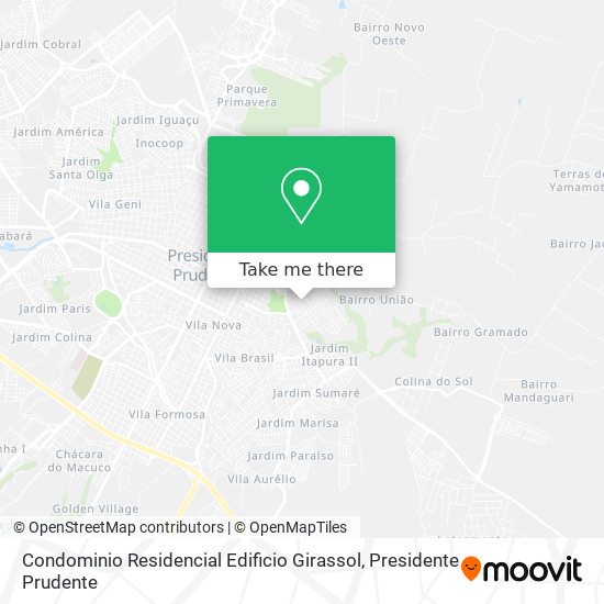 Condominio Residencial Edificio Girassol map