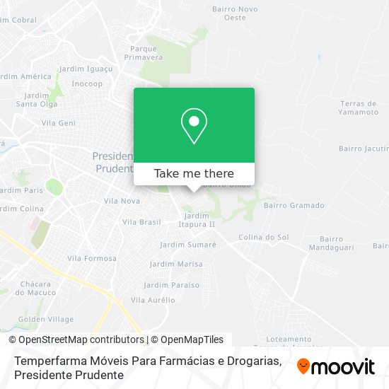 Temperfarma Móveis Para Farmácias e Drogarias map