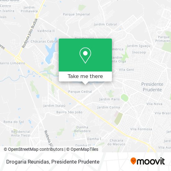 Drogaria Reunidas map