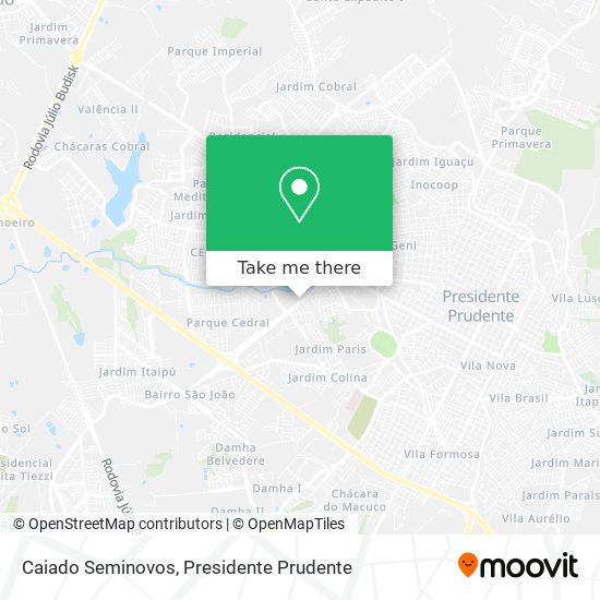Caiado Seminovos map