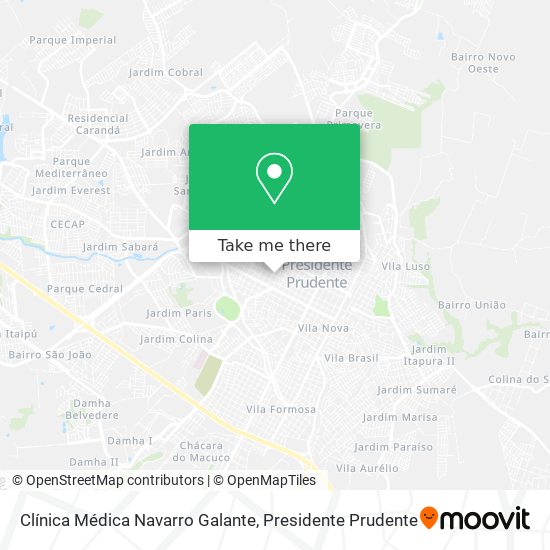 Clínica Médica Navarro Galante map
