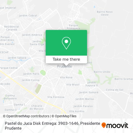 Pastel do Juca Disk Entrega: 3903-1646 map