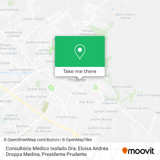 Consultório Médico Isolado Dra. Eloisa Andréa Droppa Medina map