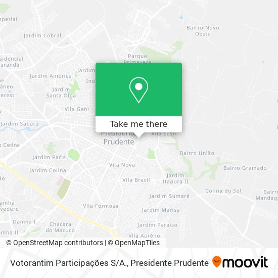 Votorantim Participações S/A. map