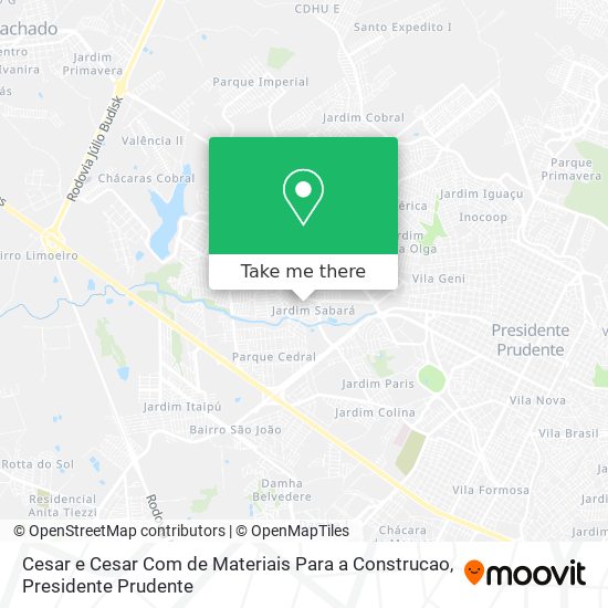Cesar e Cesar Com de Materiais Para a Construcao map