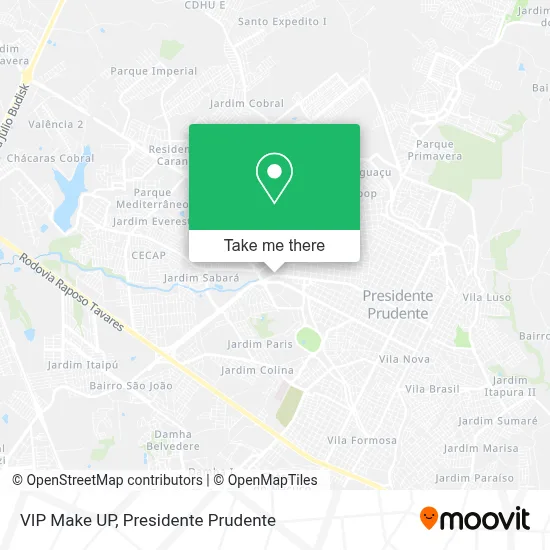 VIP Make UP map