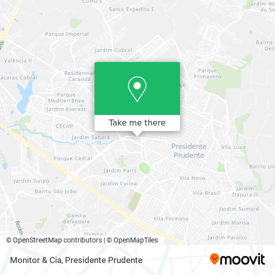 Monitor & Cia map