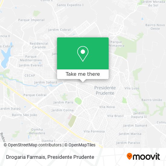 Drogaria Farmais map