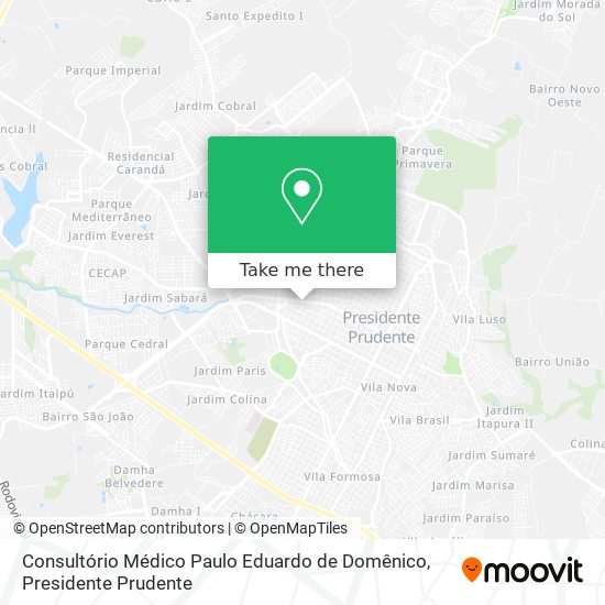 Consultório Médico Paulo Eduardo de Domênico map