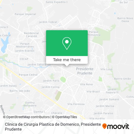 Clinica de Cirurgia Plastica de Domenico map