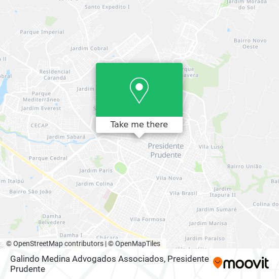 Galindo Medina Advogados Associados map