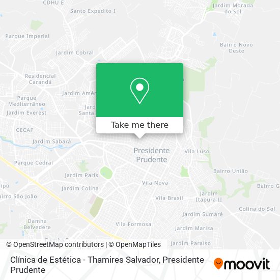 Clínica de Estética - Thamires Salvador map