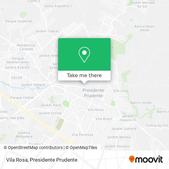Vila Rosa map