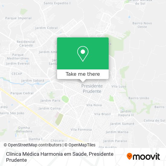 Clínica Médica Harmonia em Saúde map