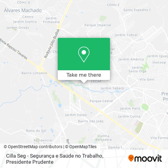 Cilla Seg - Segurança e Saúde no Trabalho map