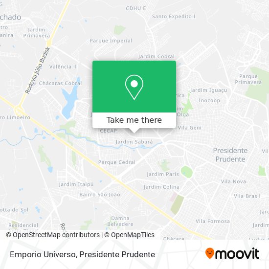 Emporio Universo map