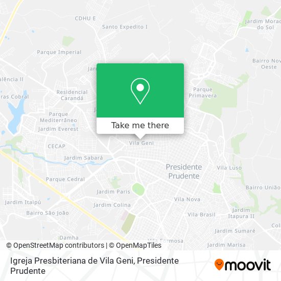 Igreja Presbiteriana de Vila Geni map