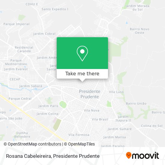 Rosana Cabeleireira map