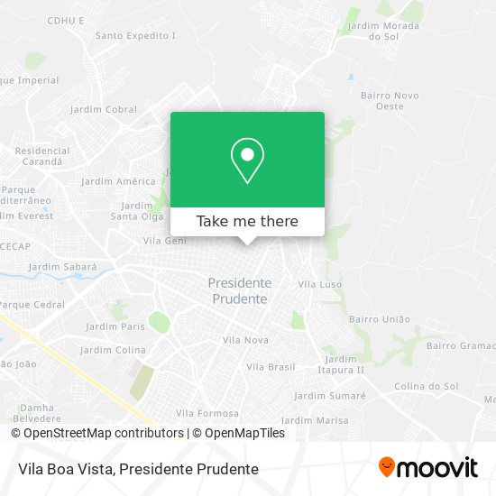 Vila Boa Vista map