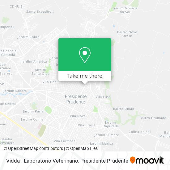 Vidda - Laboratorio Veterinario map