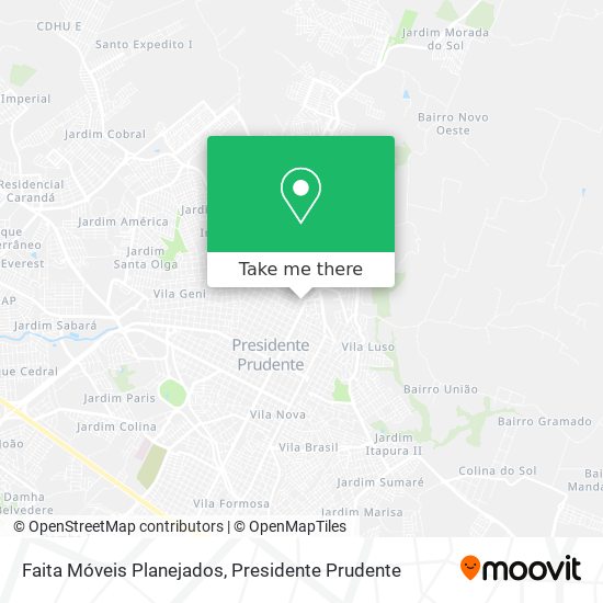 Faita Móveis Planejados map