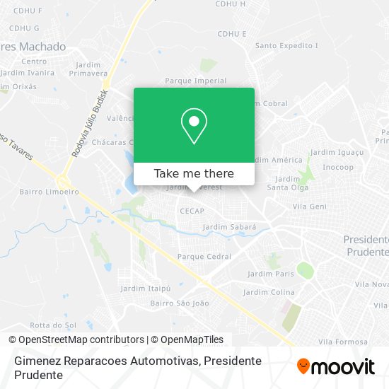 Gimenez Reparacoes Automotivas map
