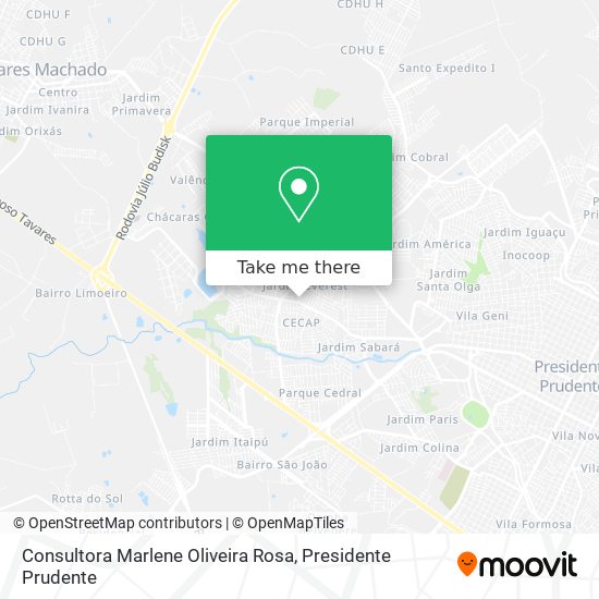 Consultora Marlene Oliveira Rosa map