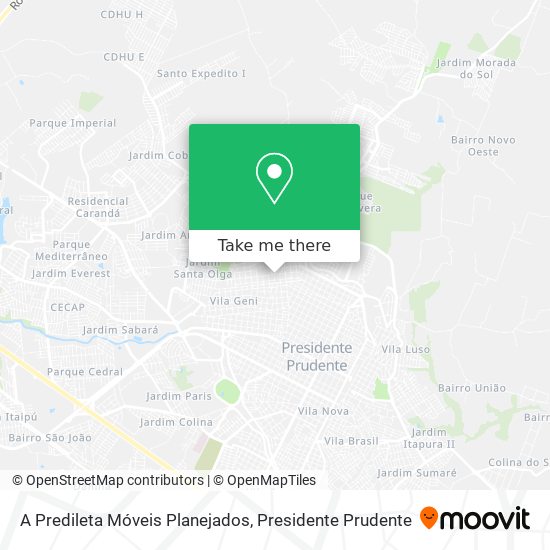 A Predileta Móveis Planejados map