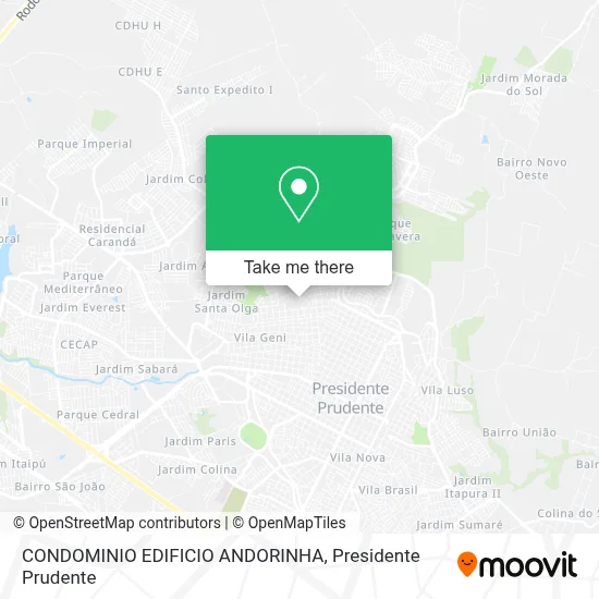 CONDOMINIO EDIFICIO ANDORINHA map