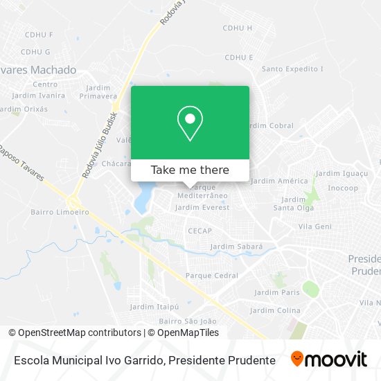 Escola Municipal Ivo Garrido map