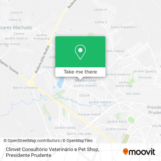 Clinvet Consultório Veterinário e Pet Shop map