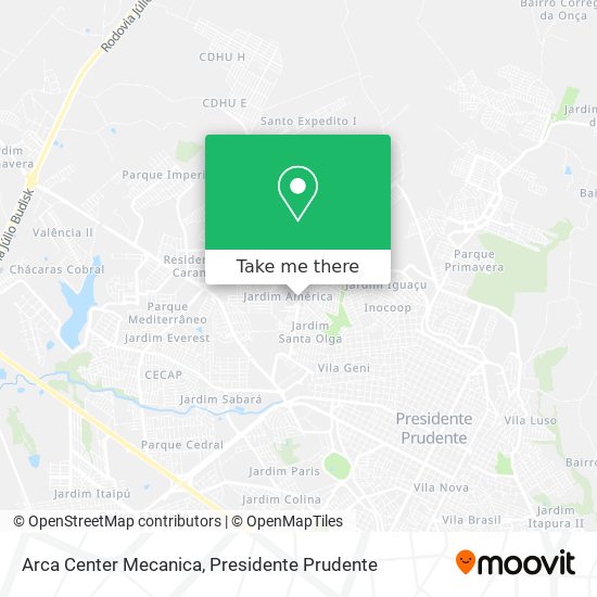 Arca Center Mecanica map