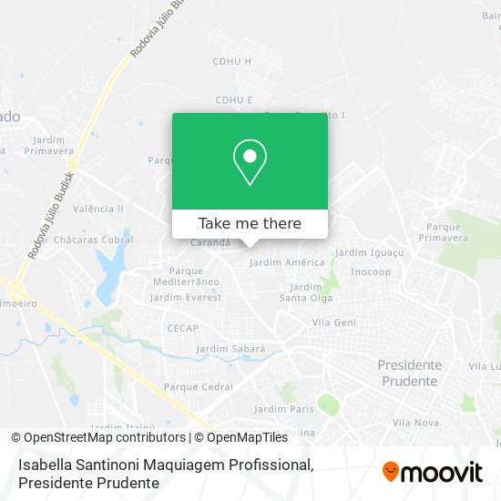 Isabella Santinoni Maquiagem Profissional map