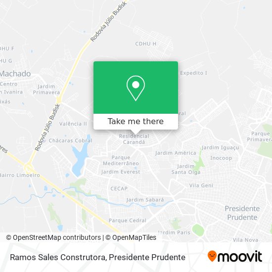 Ramos Sales Construtora map