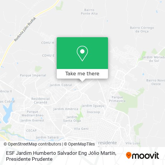 ESF Jardim Humberto Salvador Eng Jólio Martín map